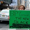 Protesters Rally Against BP at NYT Building